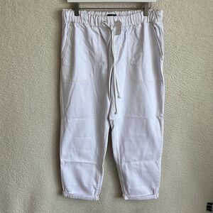 J Crew Drawstring Jean Womens Size 29 White‎